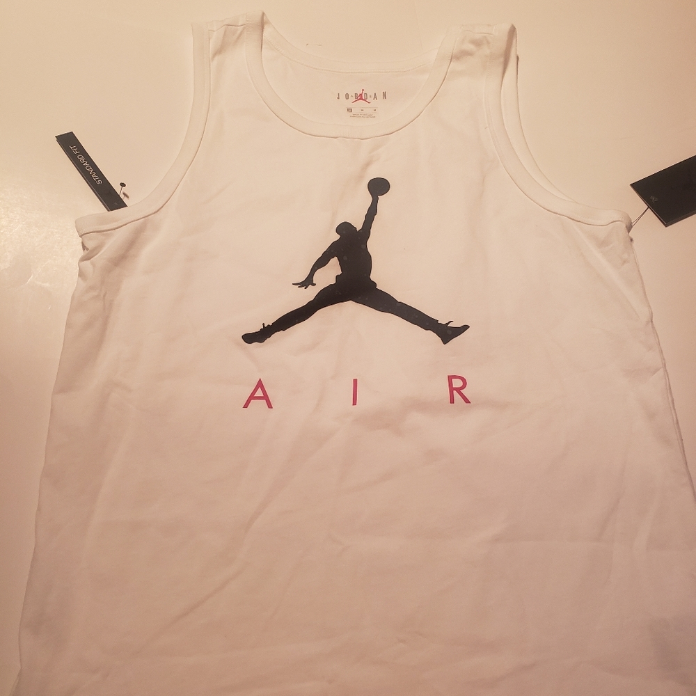 Jordan Mens Jumpman Tank Top White - Picture 16 of 16